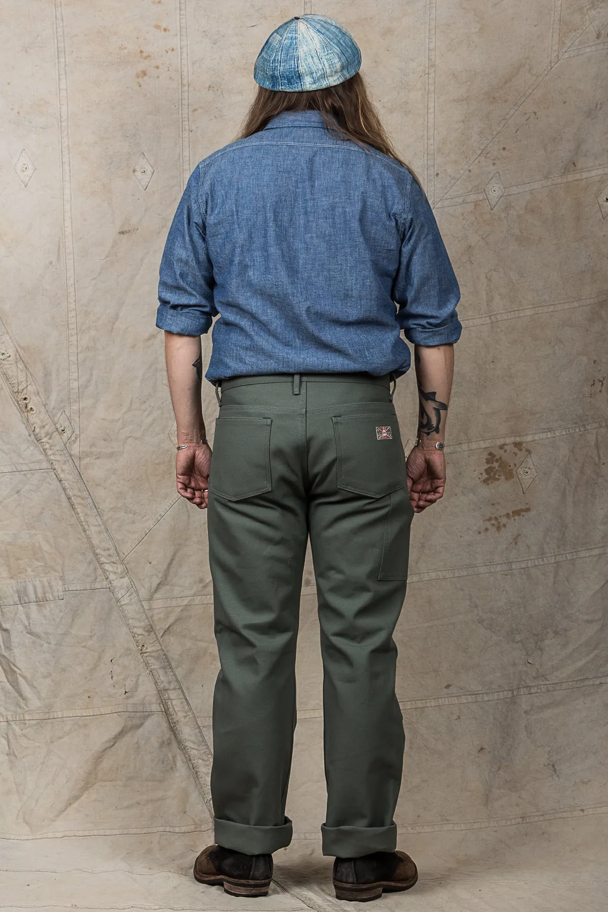 Indigofera Wendell Pants Smithson Canvas MASH Green