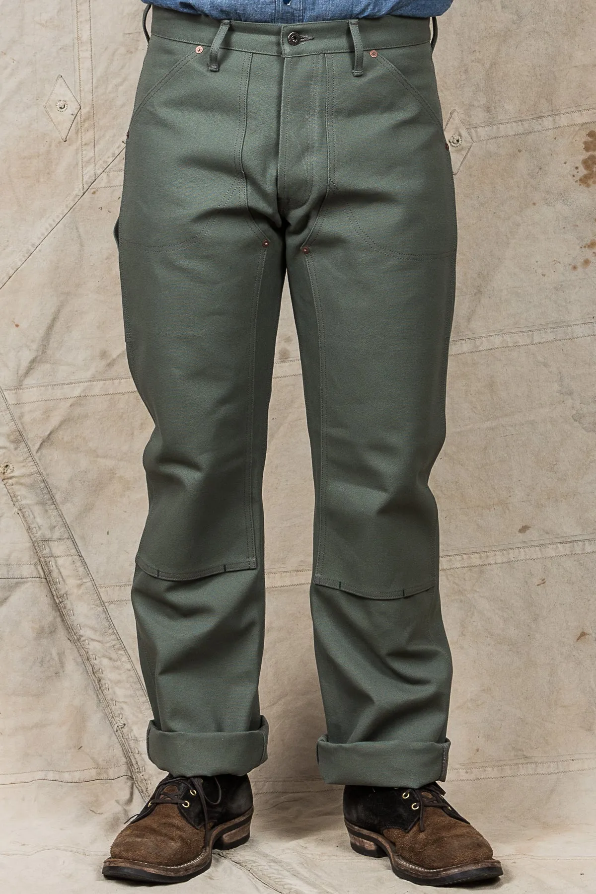 Indigofera Wendell Pants Smithson Canvas MASH Green
