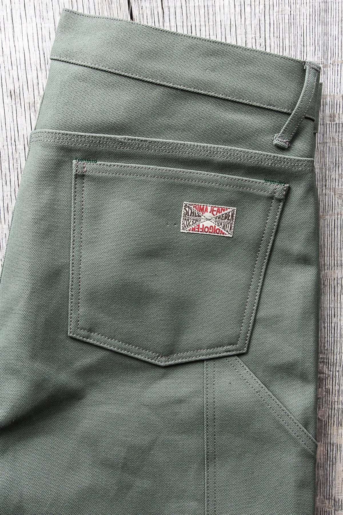 Indigofera Wendell Pants Smithson Canvas MASH Green