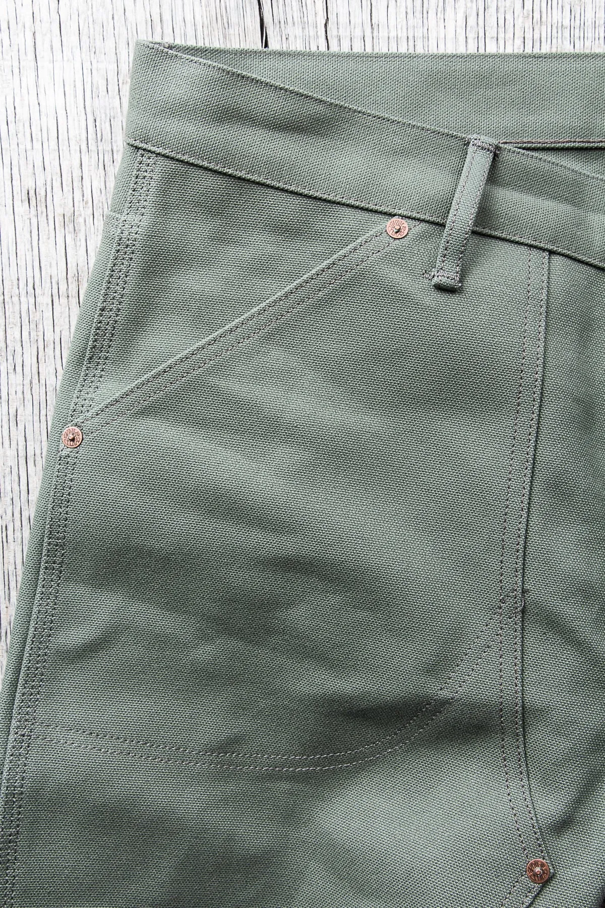 Indigofera Wendell Pants Smithson Canvas MASH Green