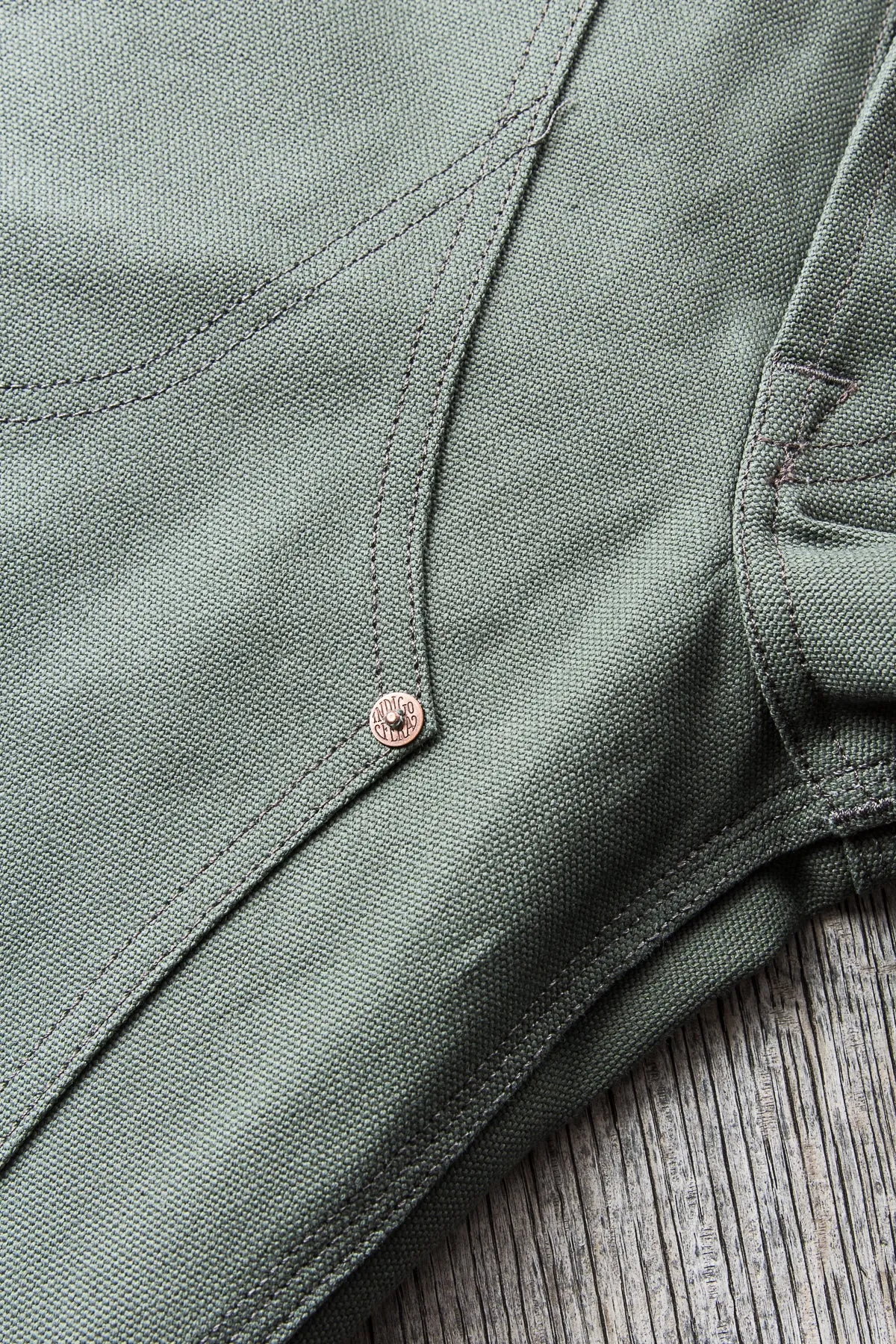 Indigofera Wendell Pants Smithson Canvas MASH Green