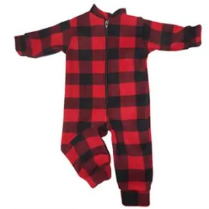 INFANT ONESIE BUFFALO CHECK RED