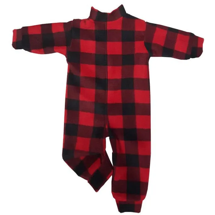 INFANT ONESIE BUFFALO CHECK RED