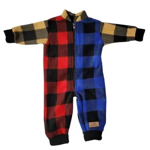 INFANT ONESIE BUFFALO CHECK SPICE