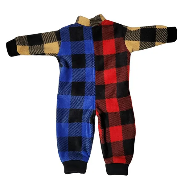 INFANT ONESIE BUFFALO CHECK SPICE