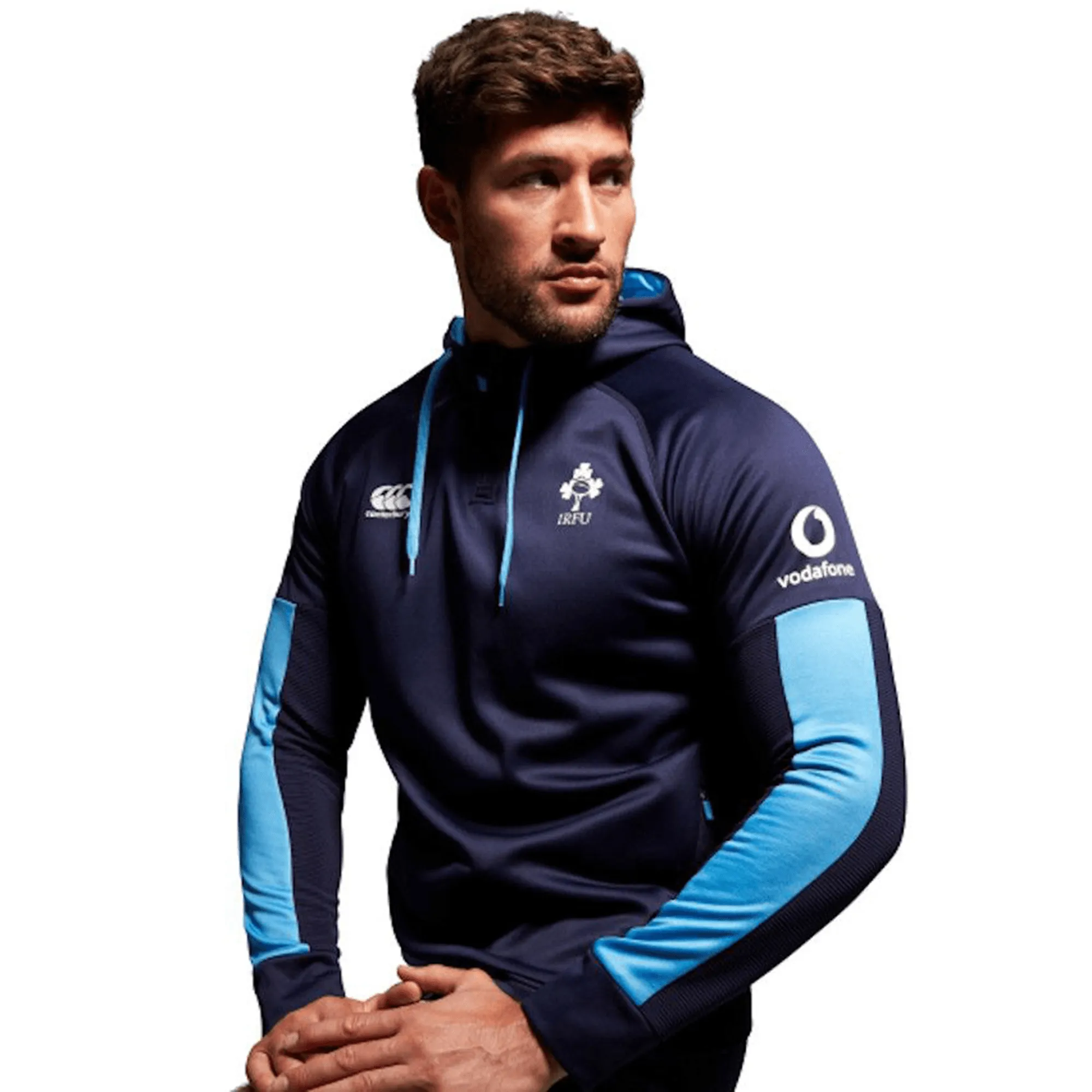 Ireland Rugby OH Zip Training Hoodie by Canterbury