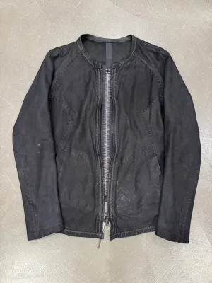 Isaac Sellam artisanal metal spine leather jacket