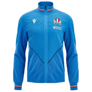 Italy Rugby Travel Jacket 24/25 by Macron
