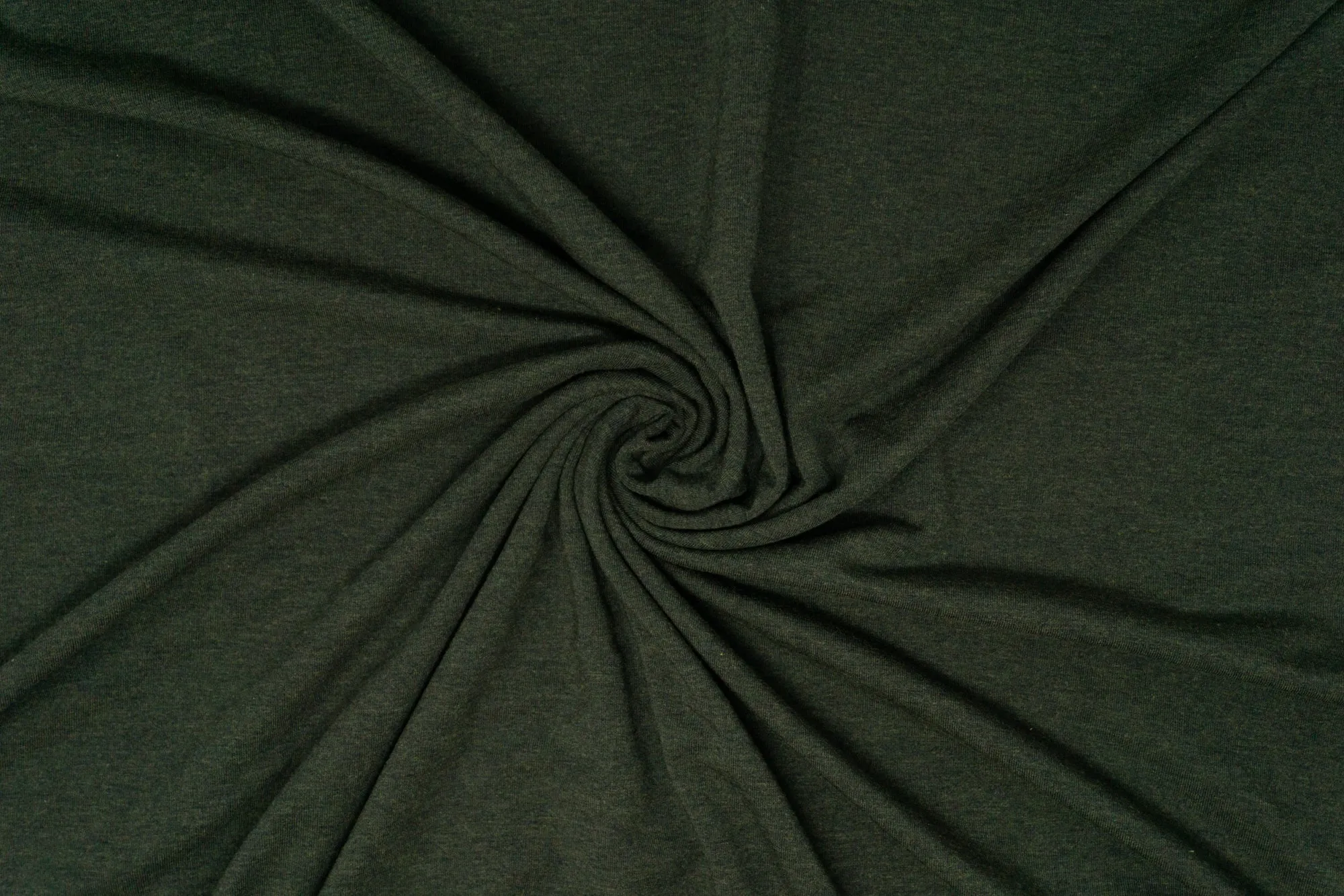 Ivy Heathered - Tencel Organic Cotton 2X2 Rib - 1/2 metre