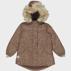 Jacket Mathilde Tech Eggplant Flowers