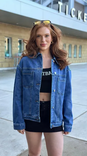 Jaimee Oversized Denim Jacket