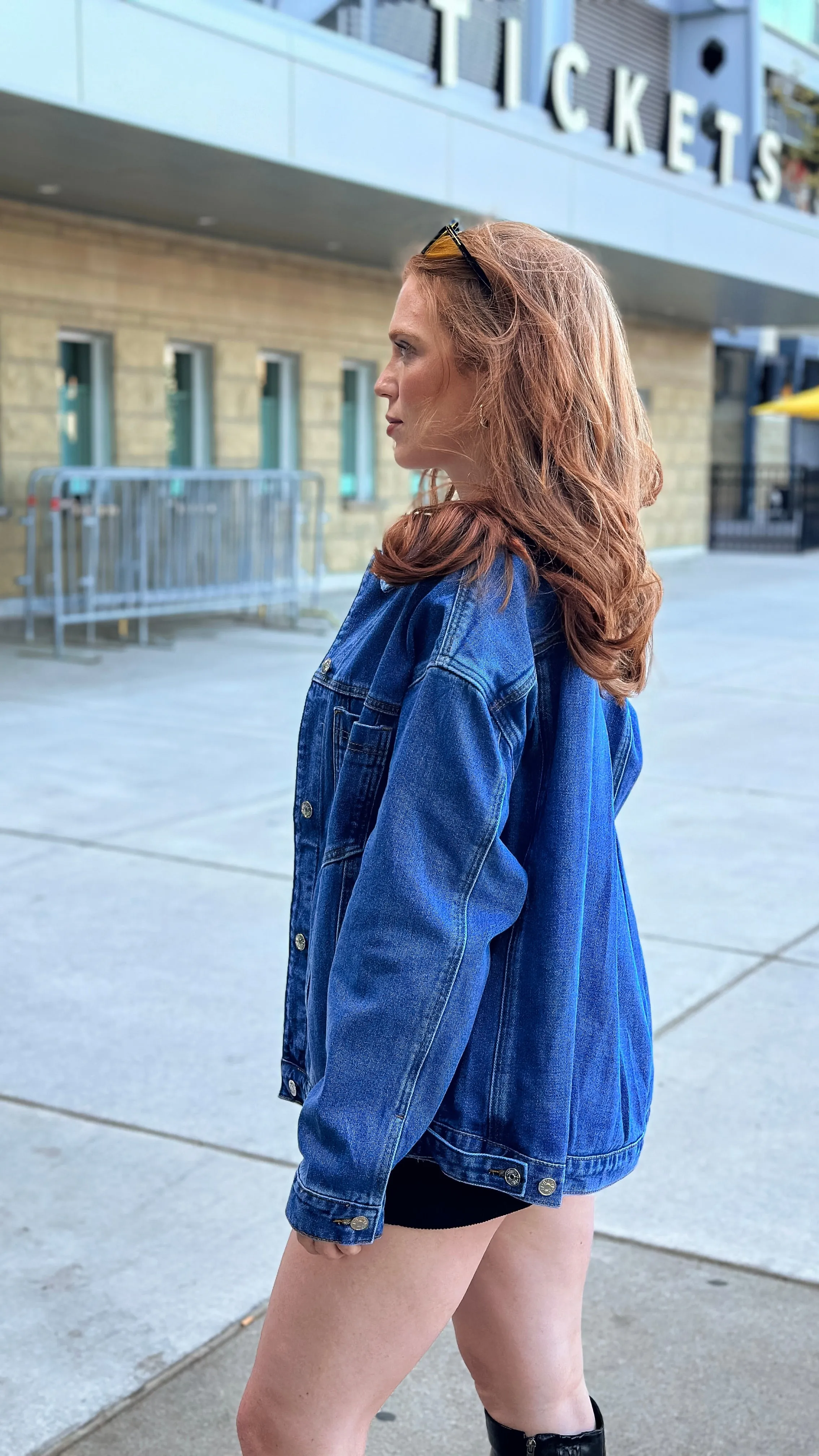 Jaimee Oversized Denim Jacket
