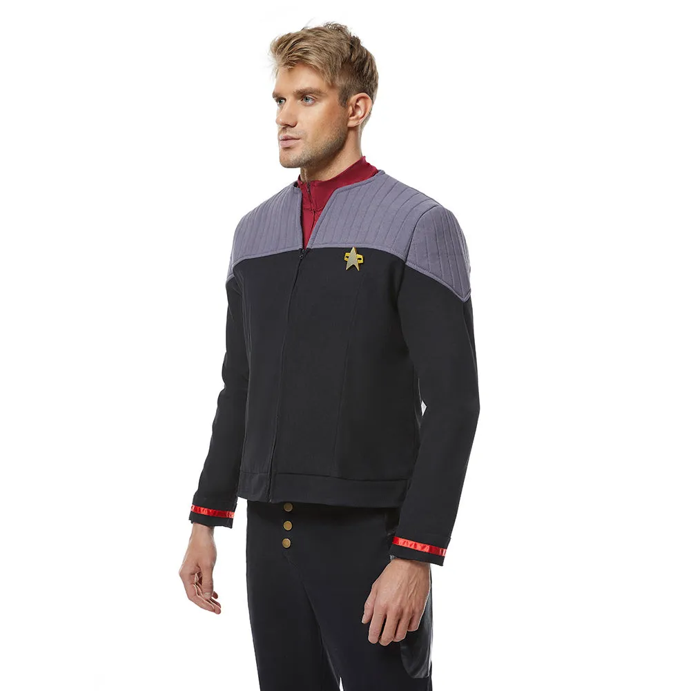 Jean-Luc Picard Coat Star Trek Generations Cosplay Costume Halloween Carnival