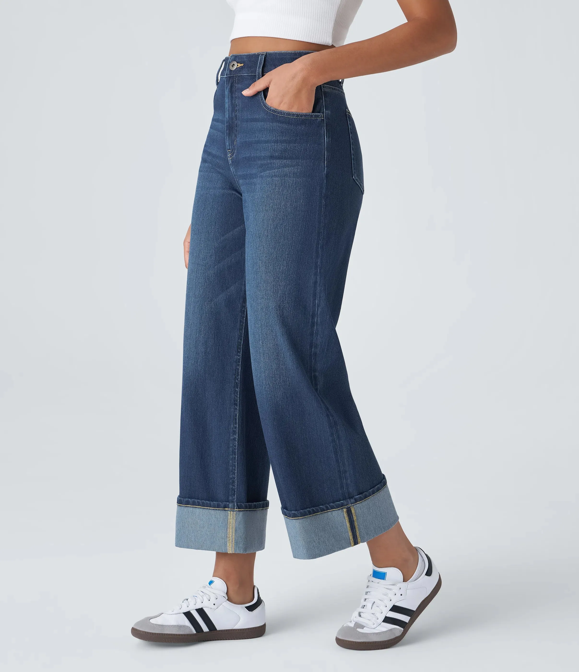 Jeans Washed Stretch Denim