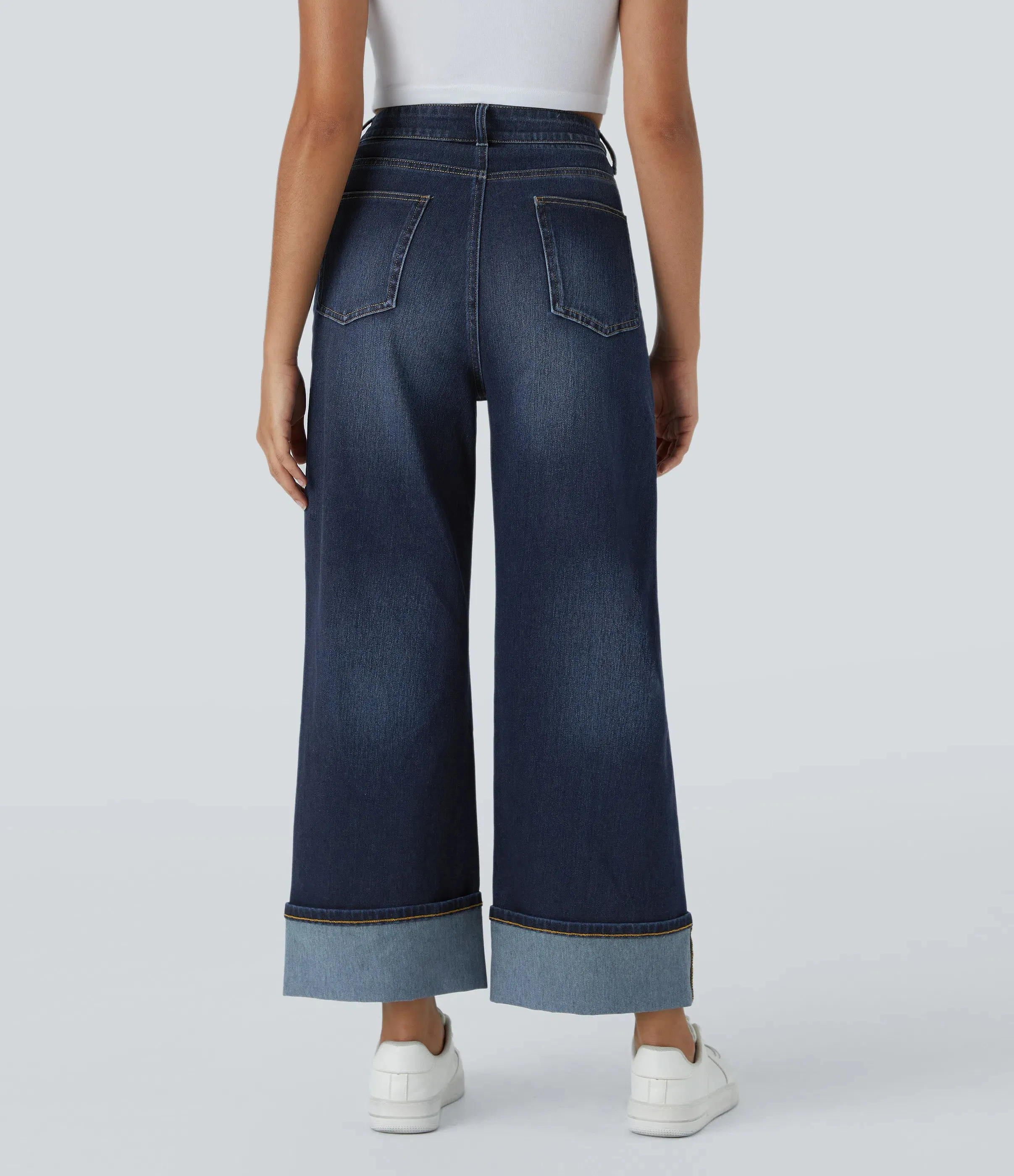 Jeans Washed Stretch Denim