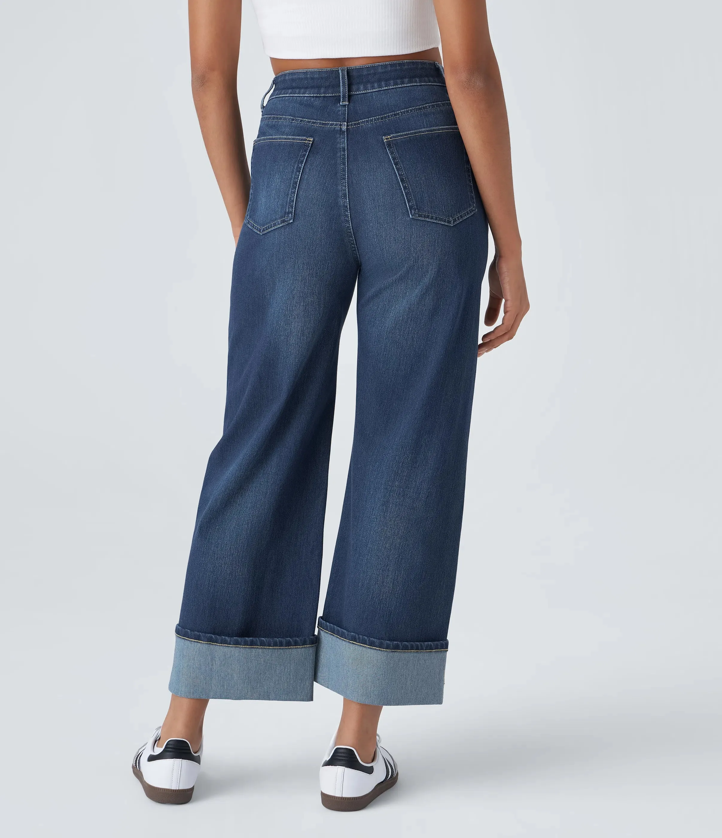 Jeans Washed Stretch Denim