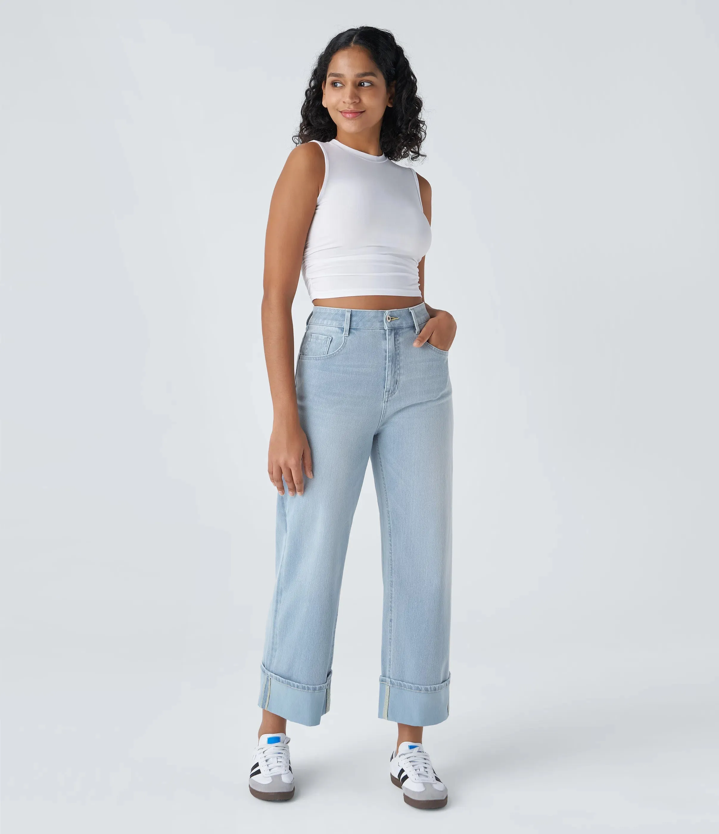 Jeans Washed Stretch Denim