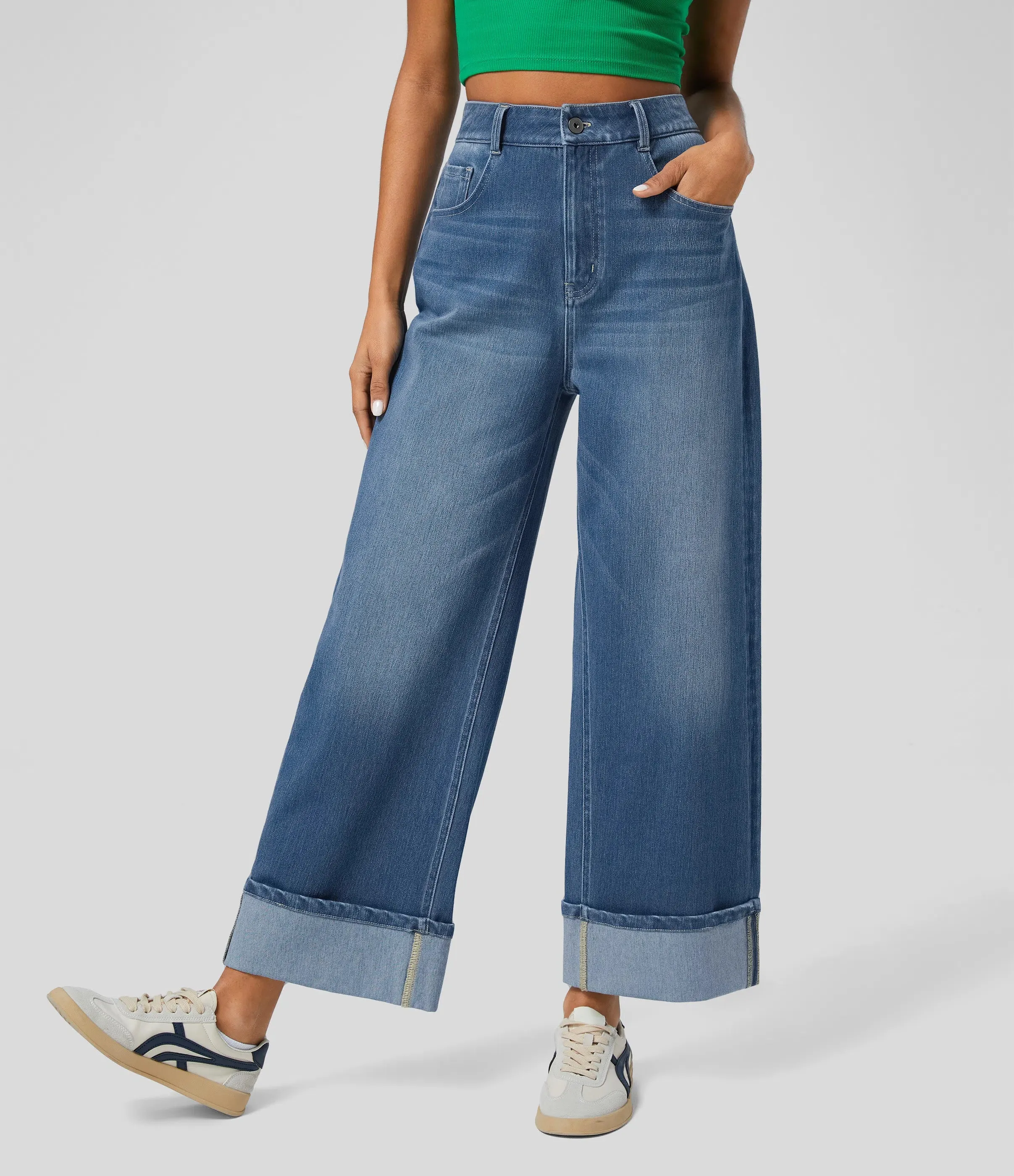 Jeans Washed Stretch Denim