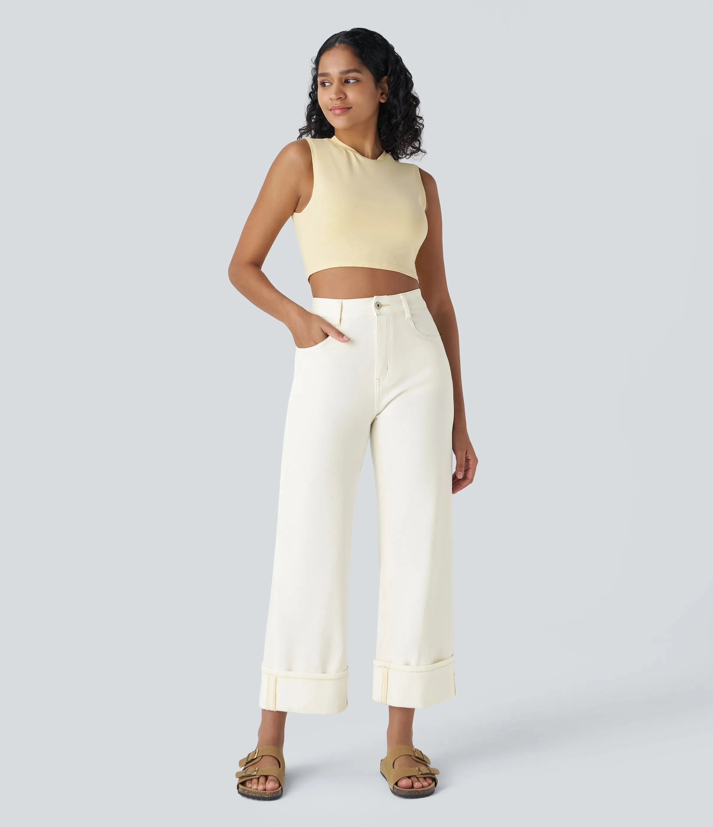 Jeans Washed Stretch Denim