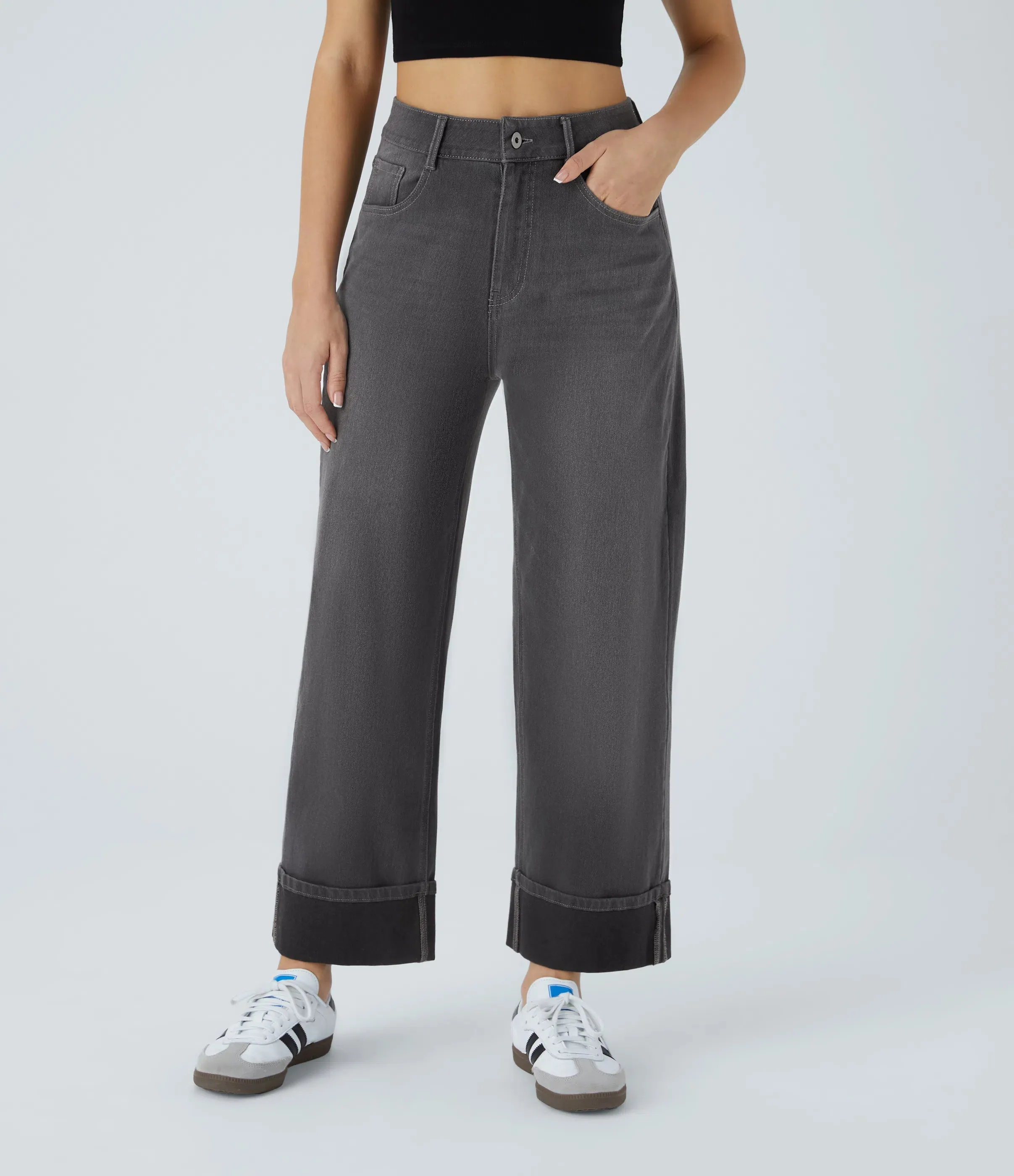 Jeans Washed Stretch Denim