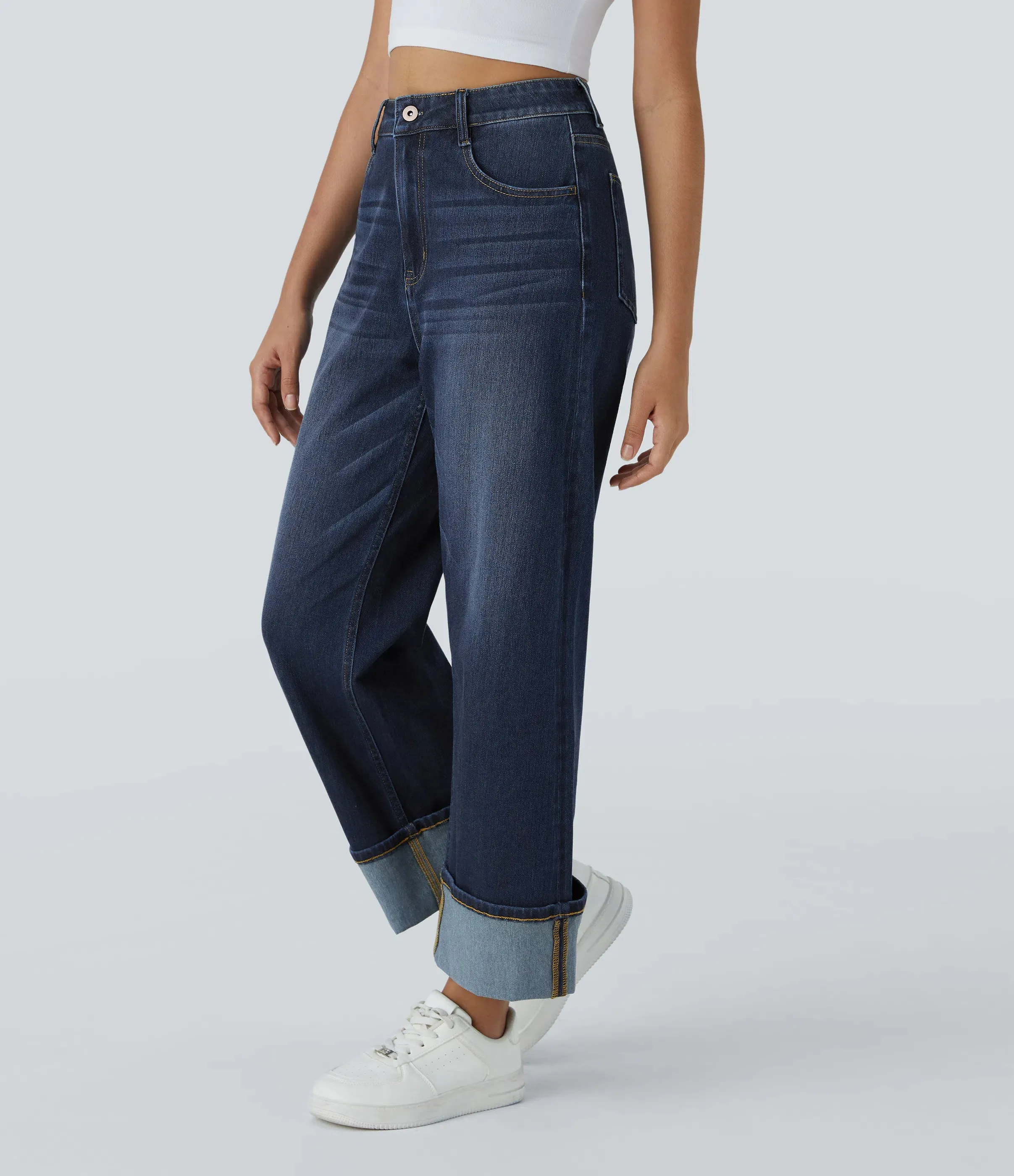 Jeans Washed Stretch Denim
