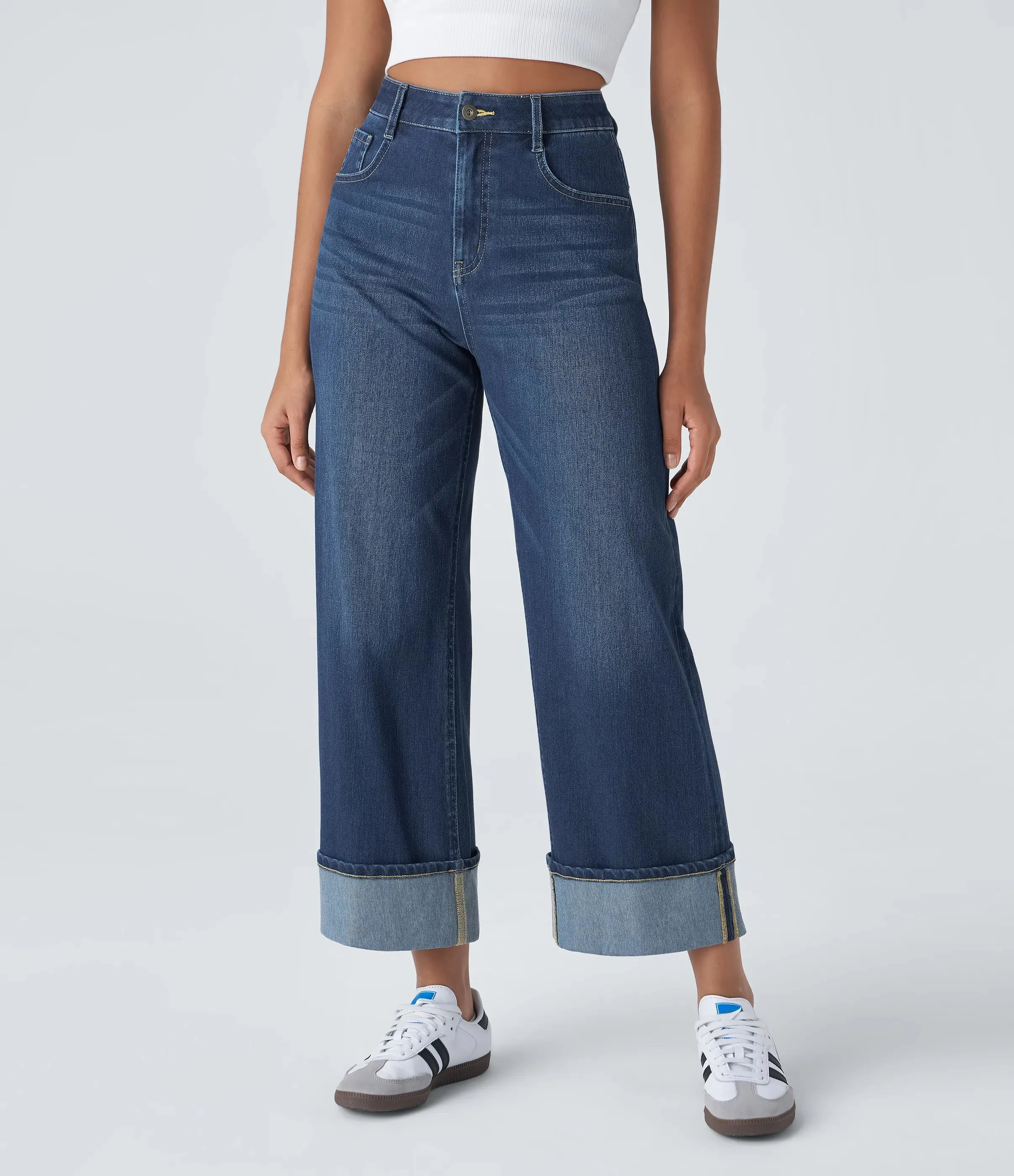 Jeans Washed Stretch Denim