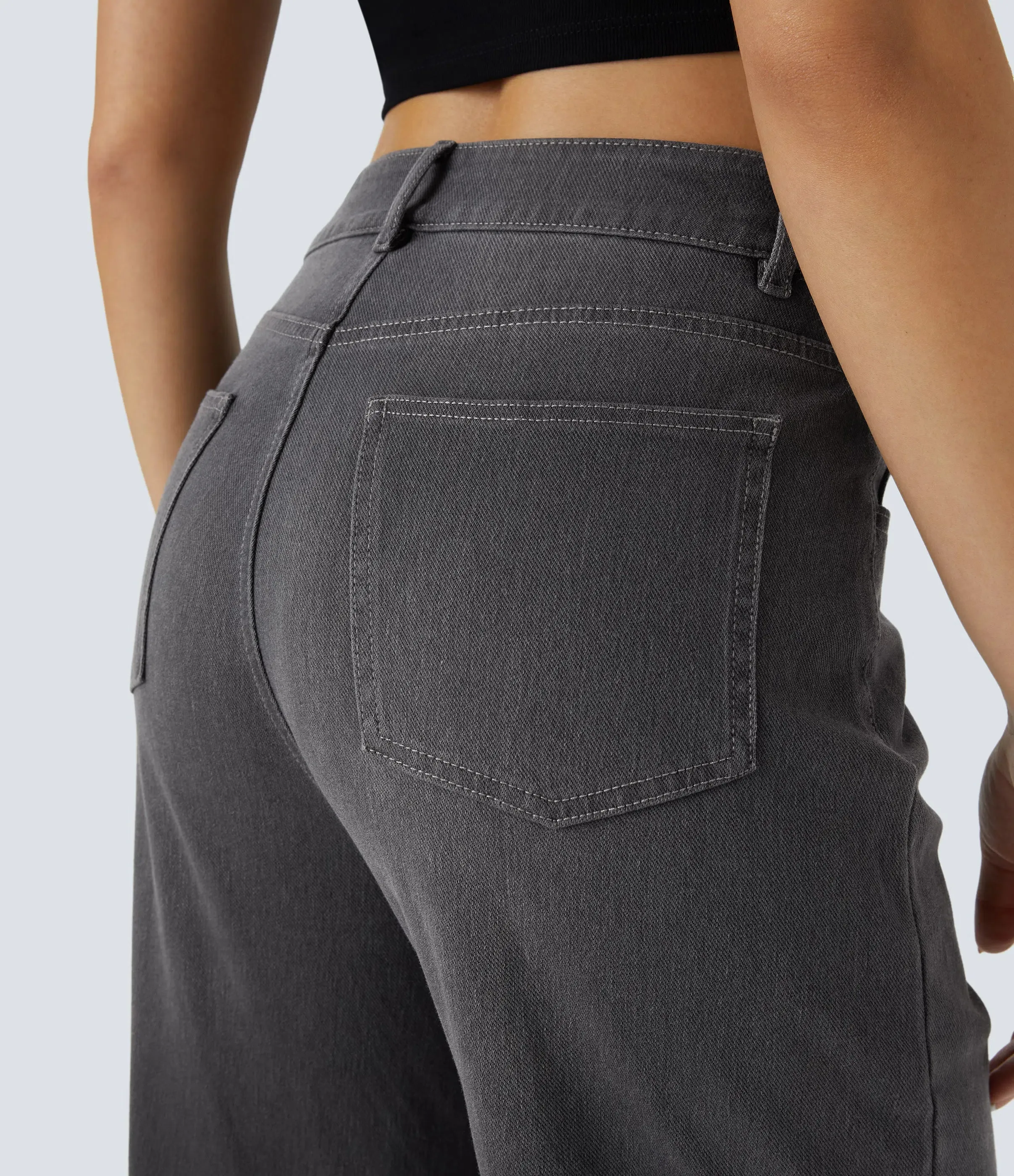 Jeans Washed Stretch Denim