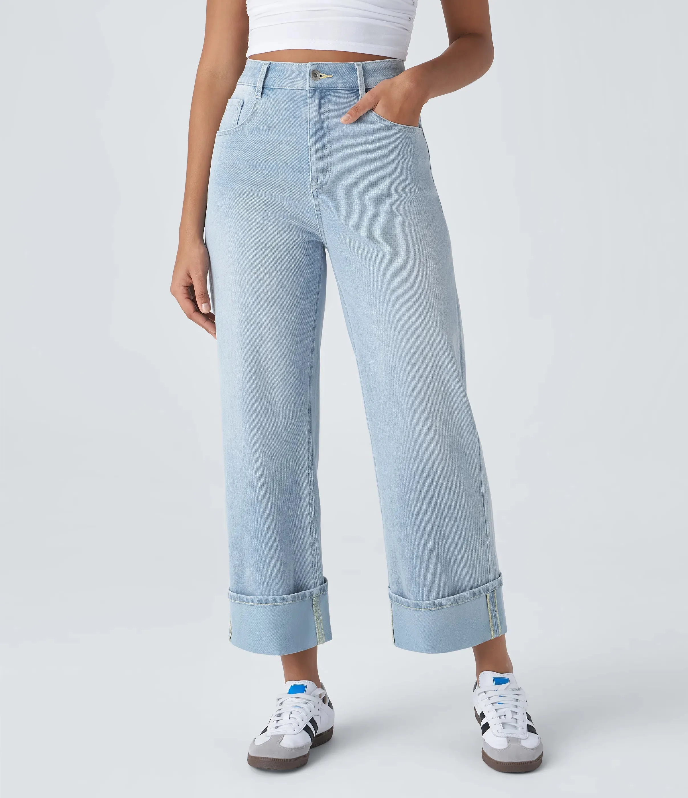 Jeans Washed Stretch Denim