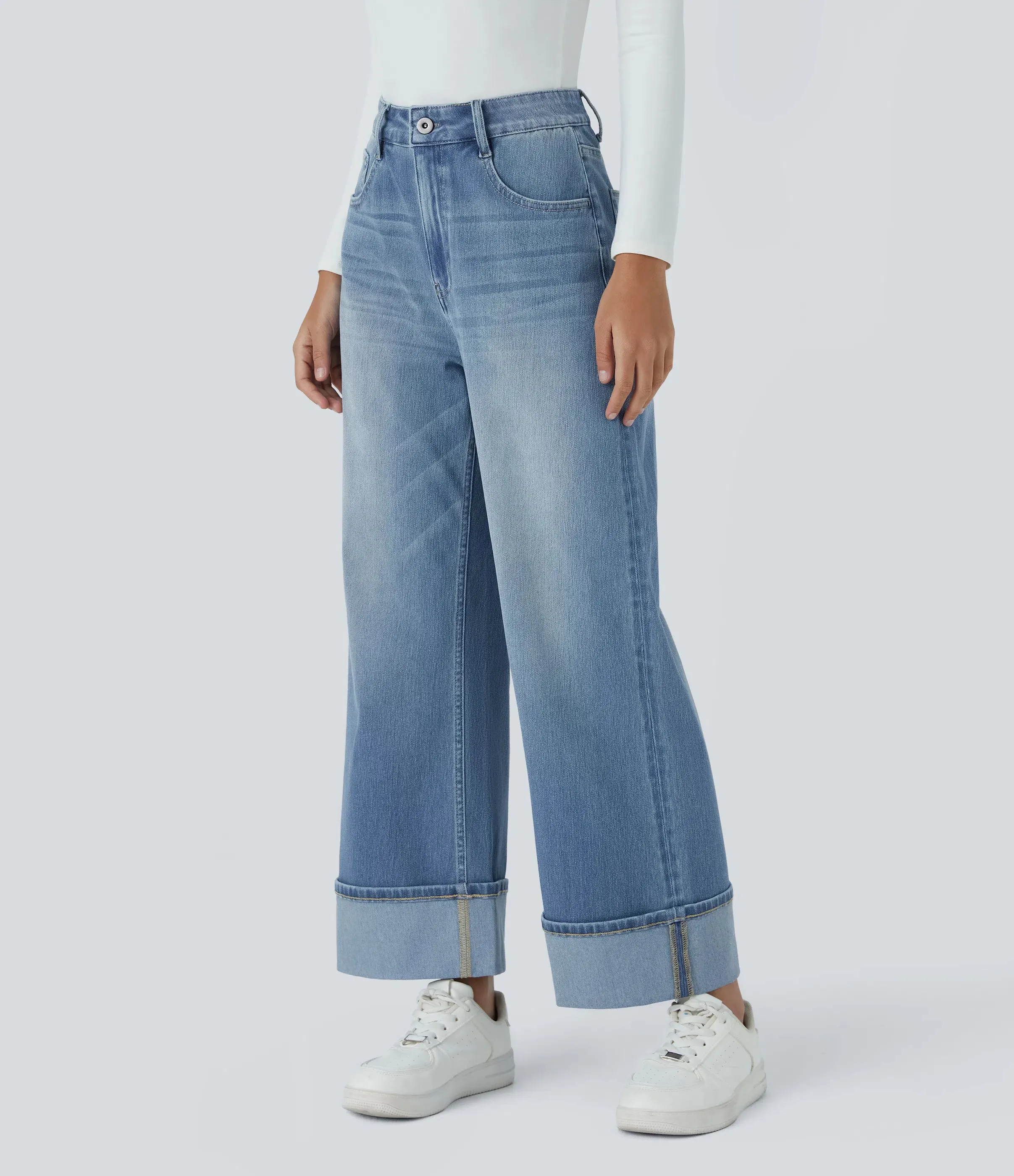 Jeans Washed Stretch Denim