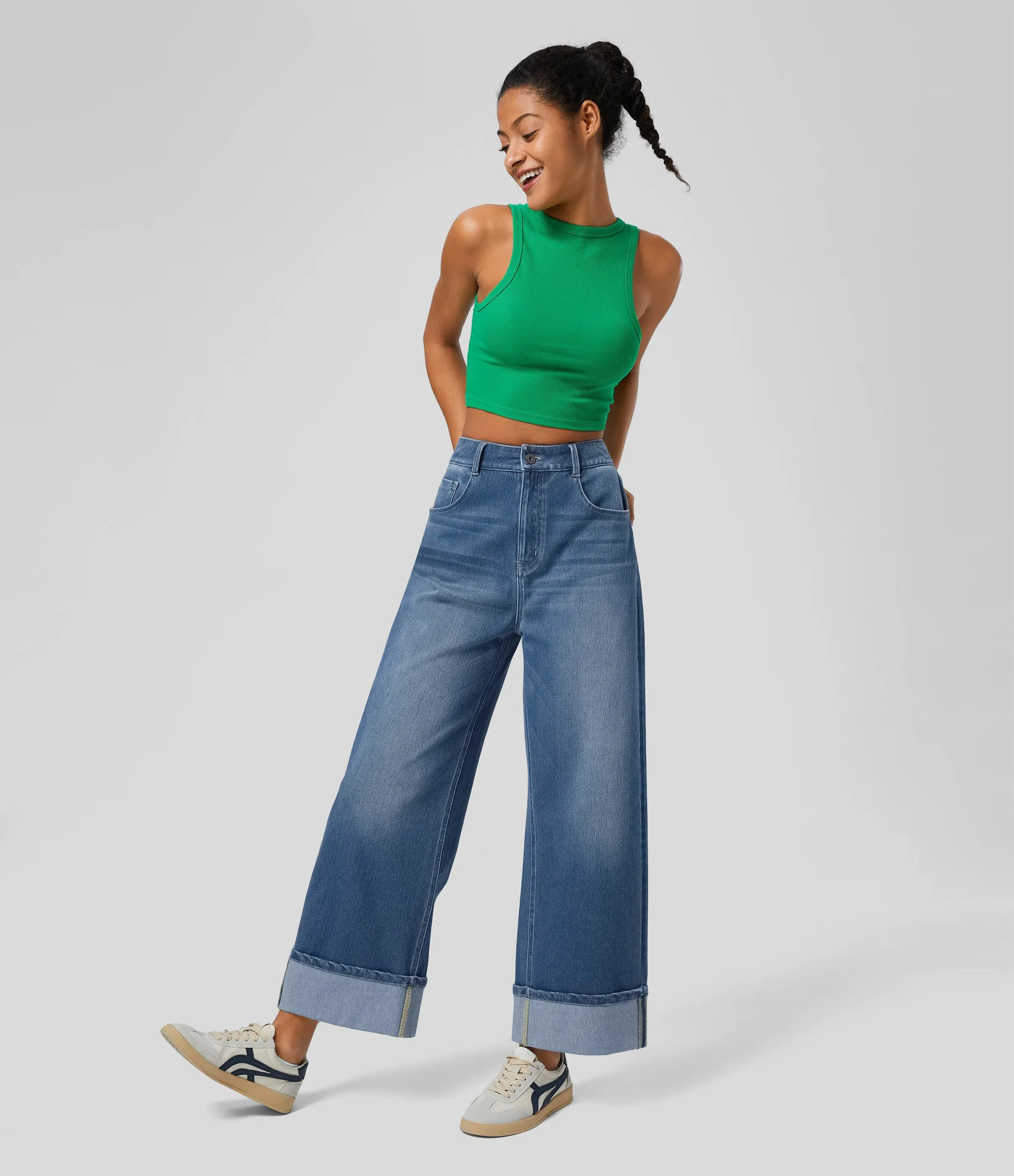 Jeans Washed Stretch Denim