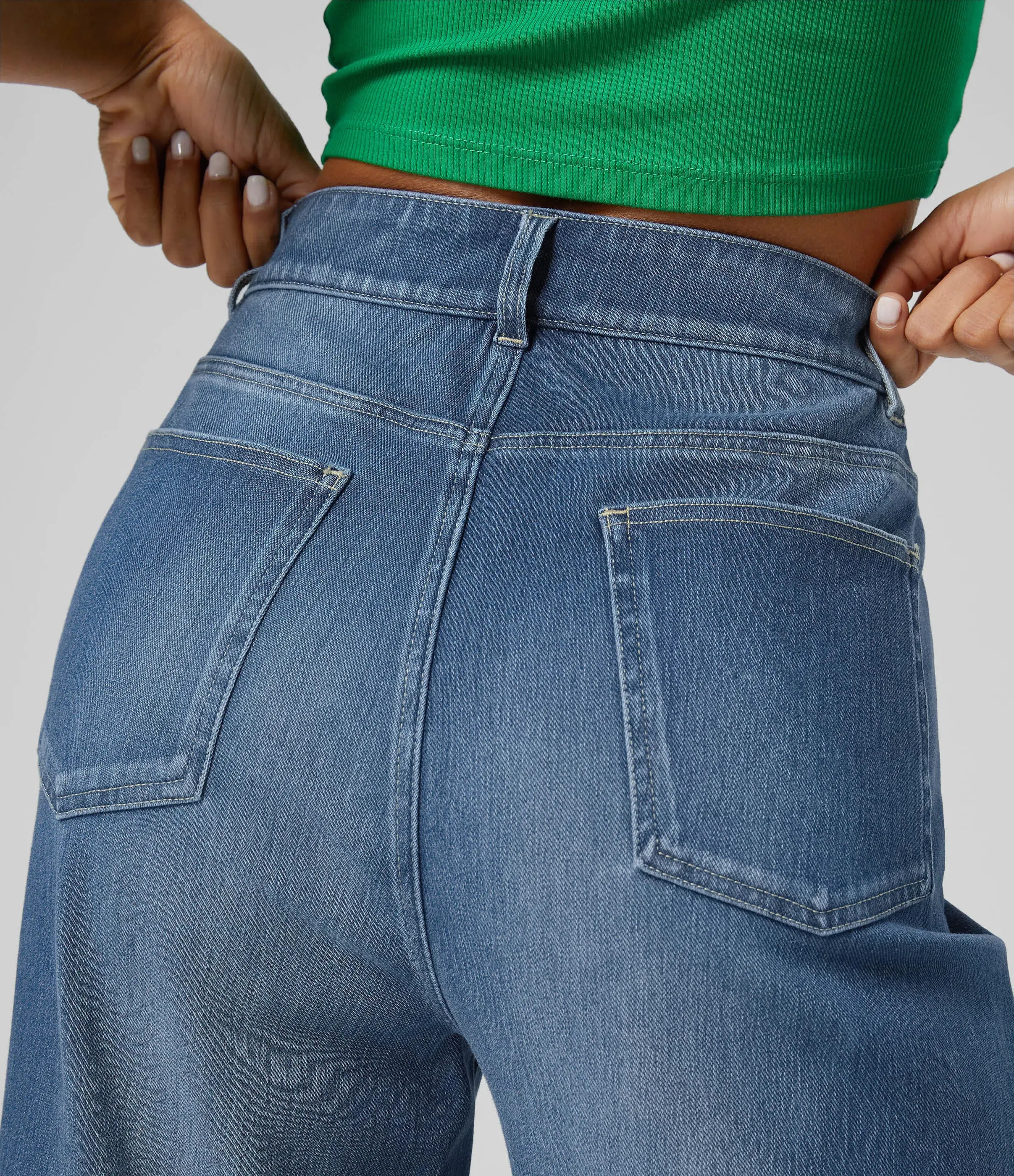 Jeans Washed Stretch Denim
