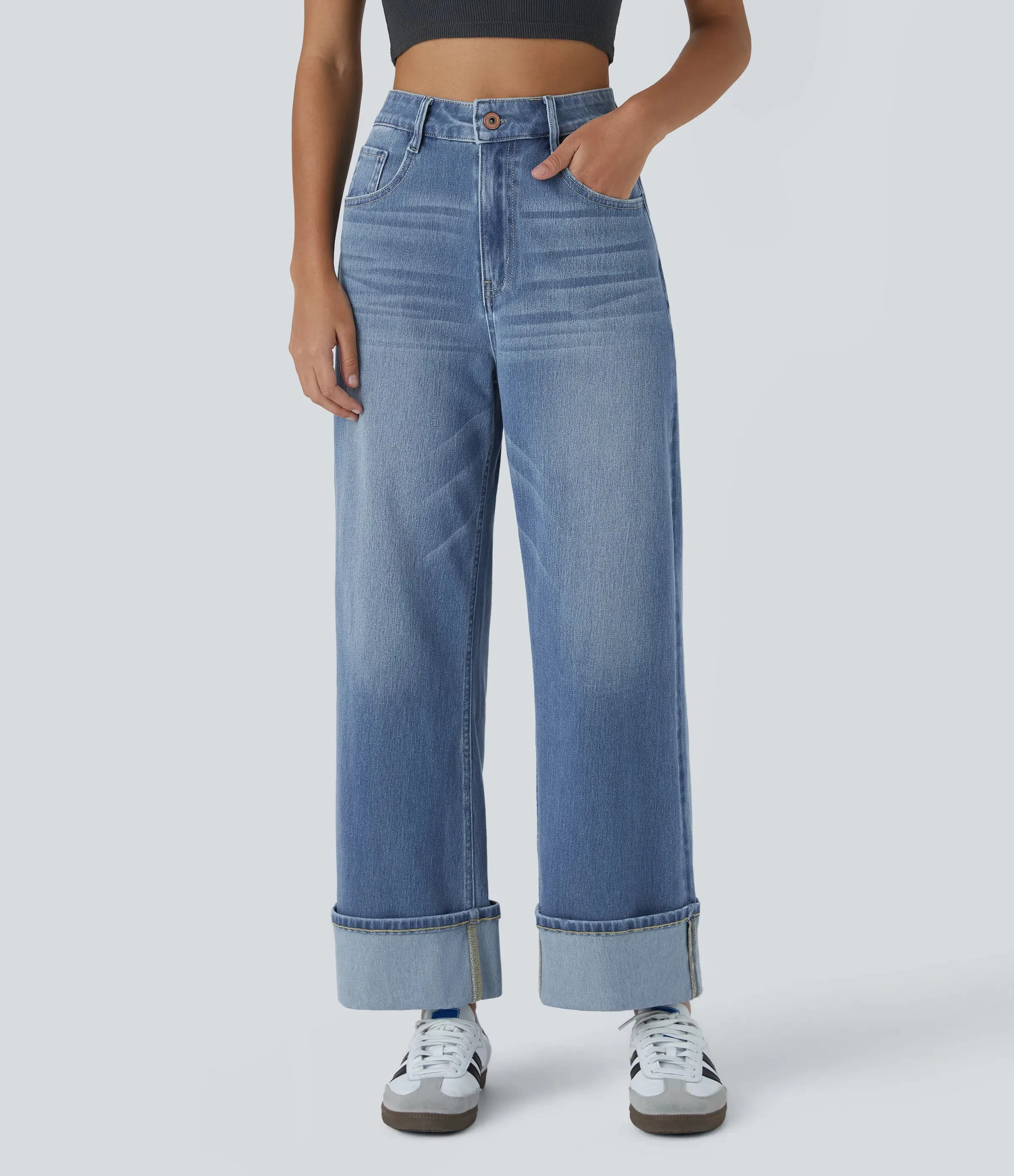Jeans Washed Stretch Denim