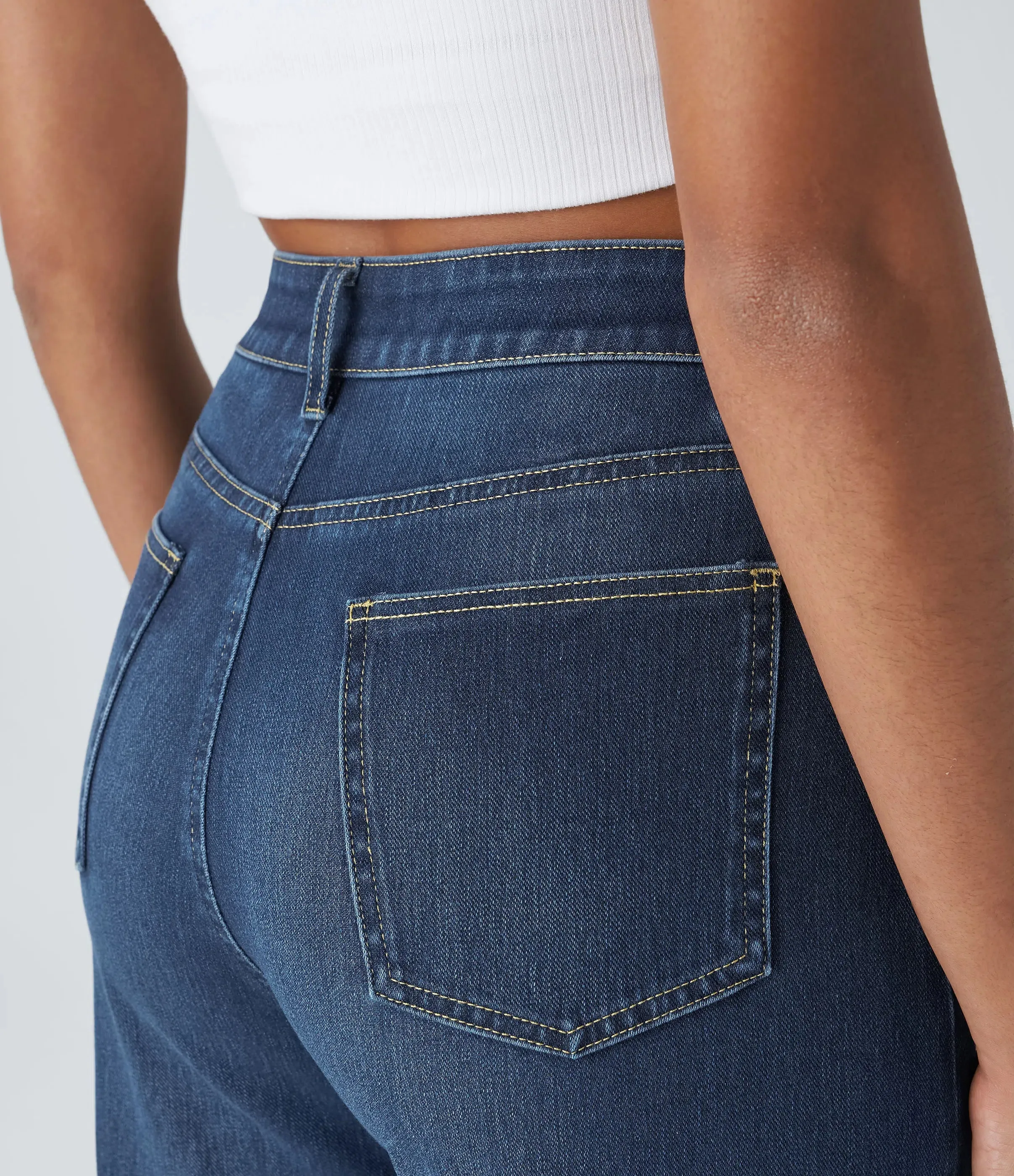 Jeans Washed Stretch Denim