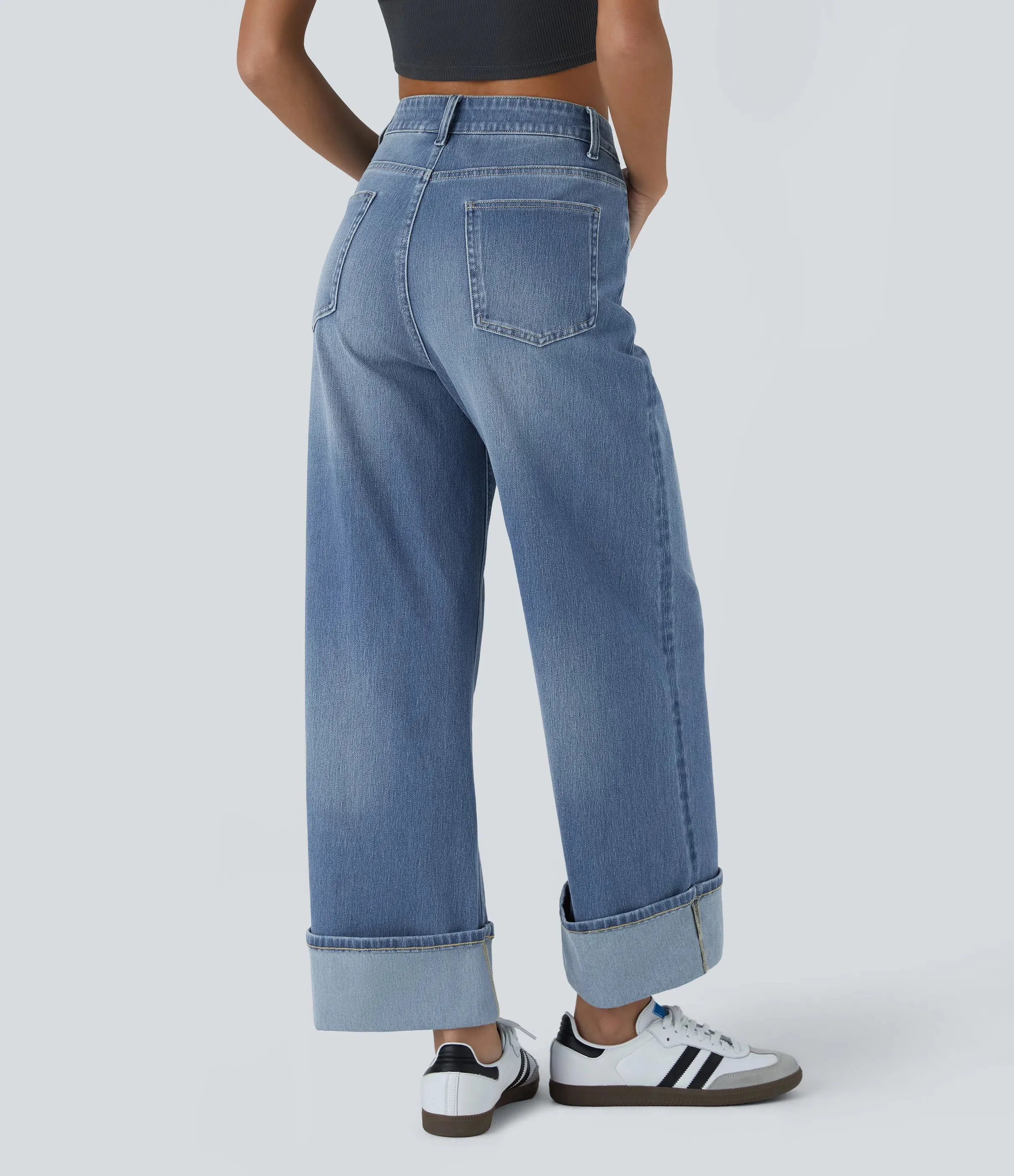 Jeans Washed Stretch Denim