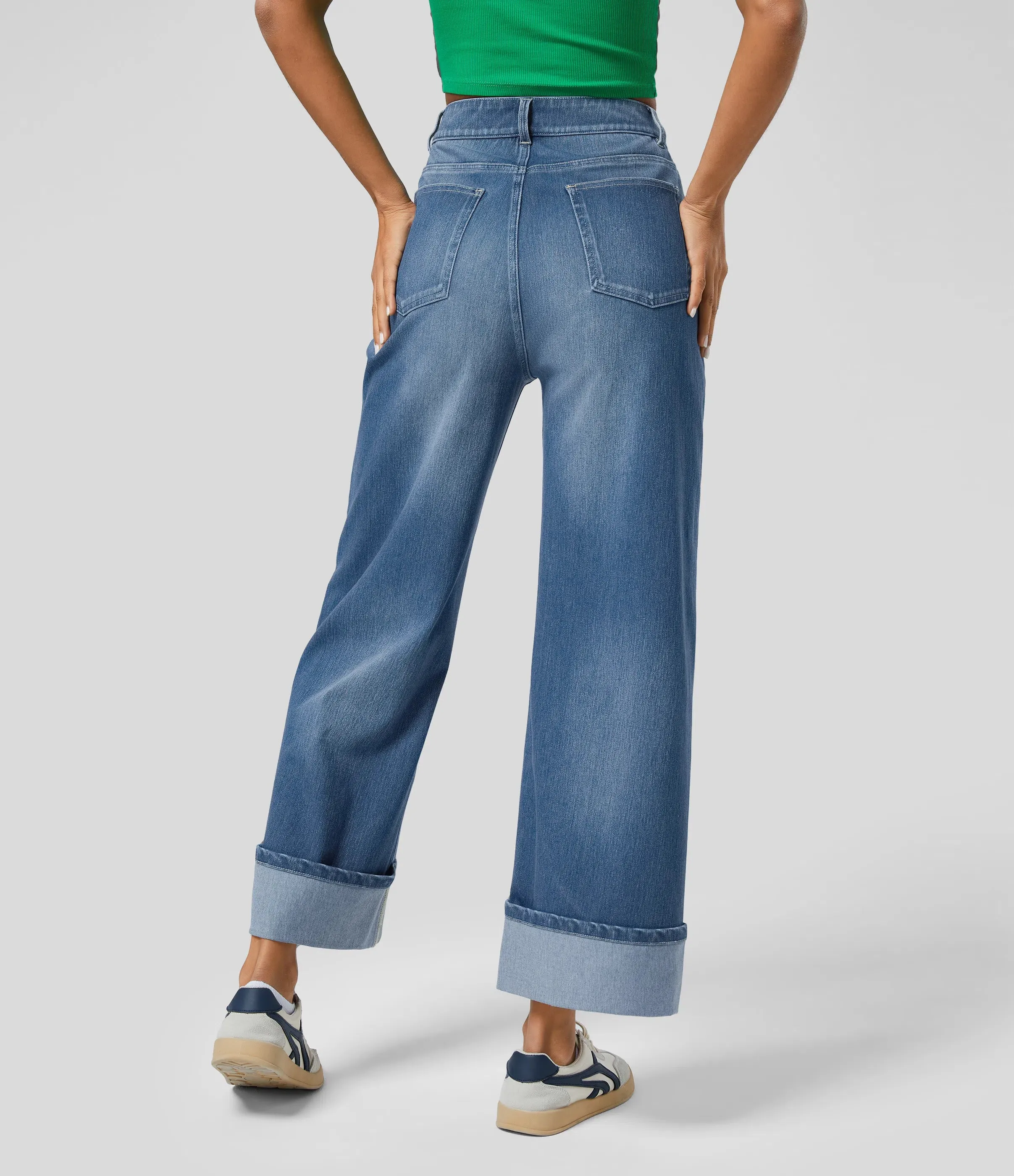 Jeans Washed Stretch Denim