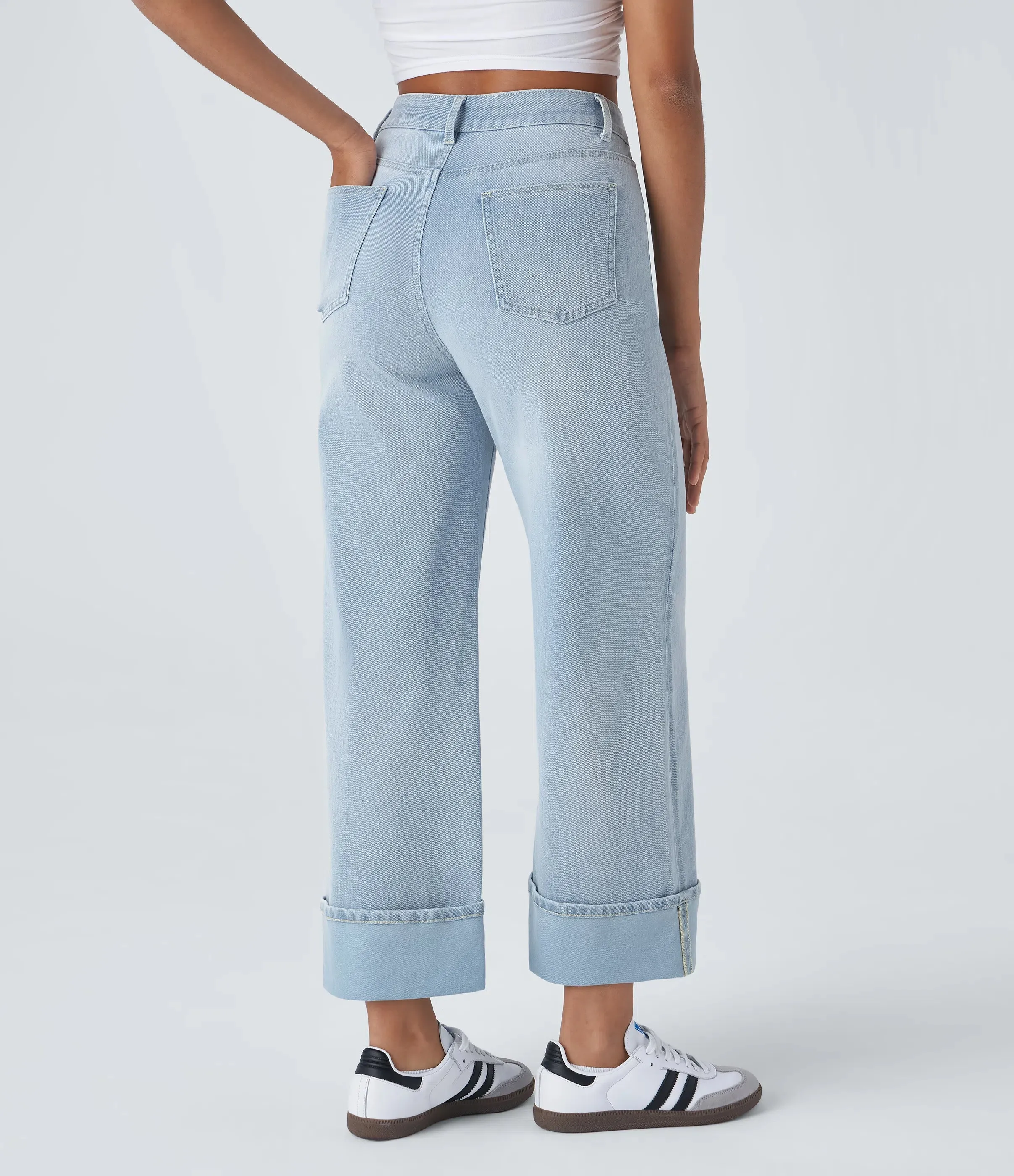 Jeans Washed Stretch Denim