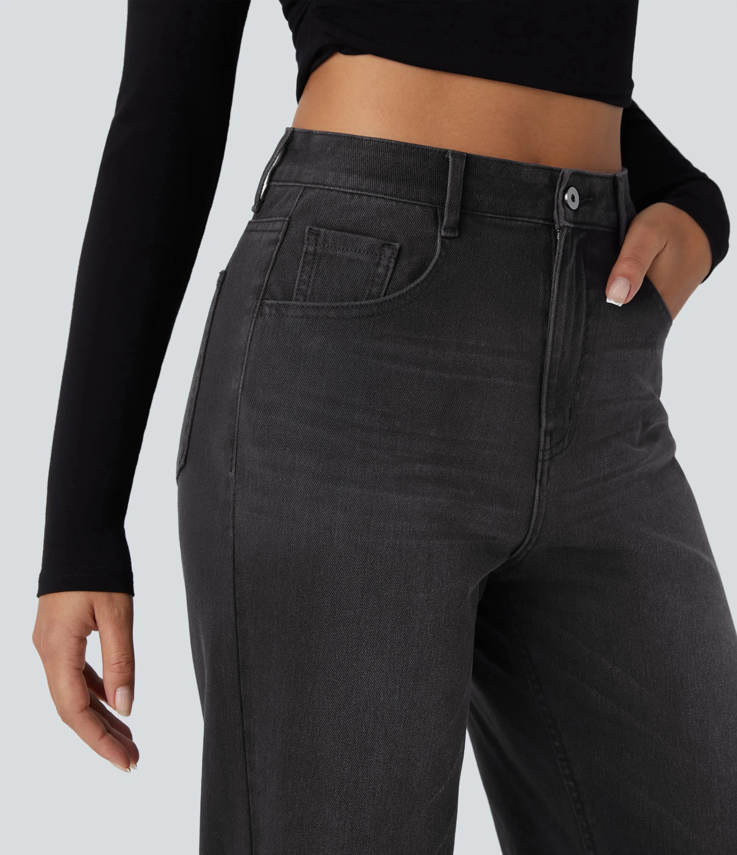 Jeans Washed Stretch Denim