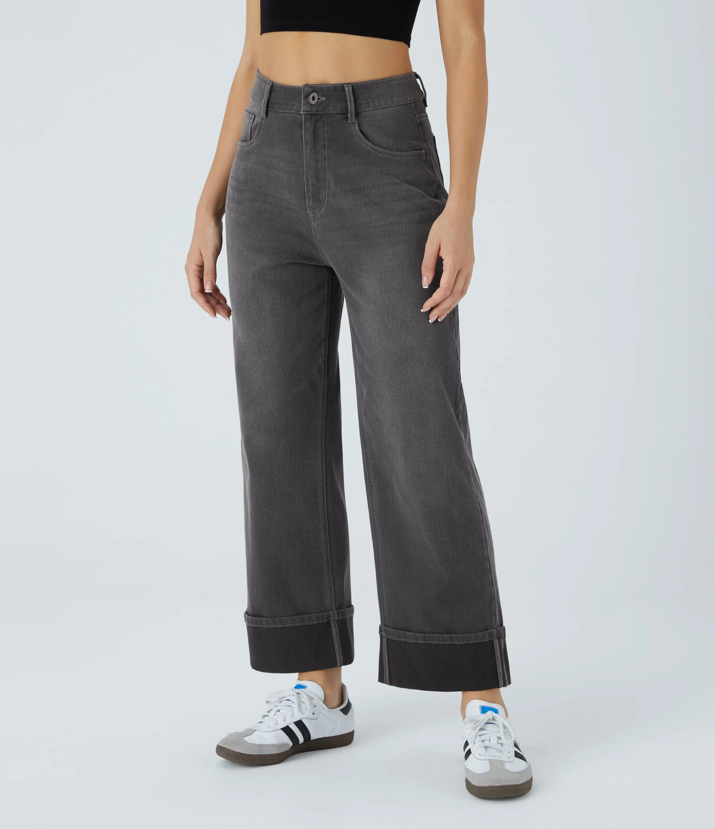 Jeans Washed Stretch Denim