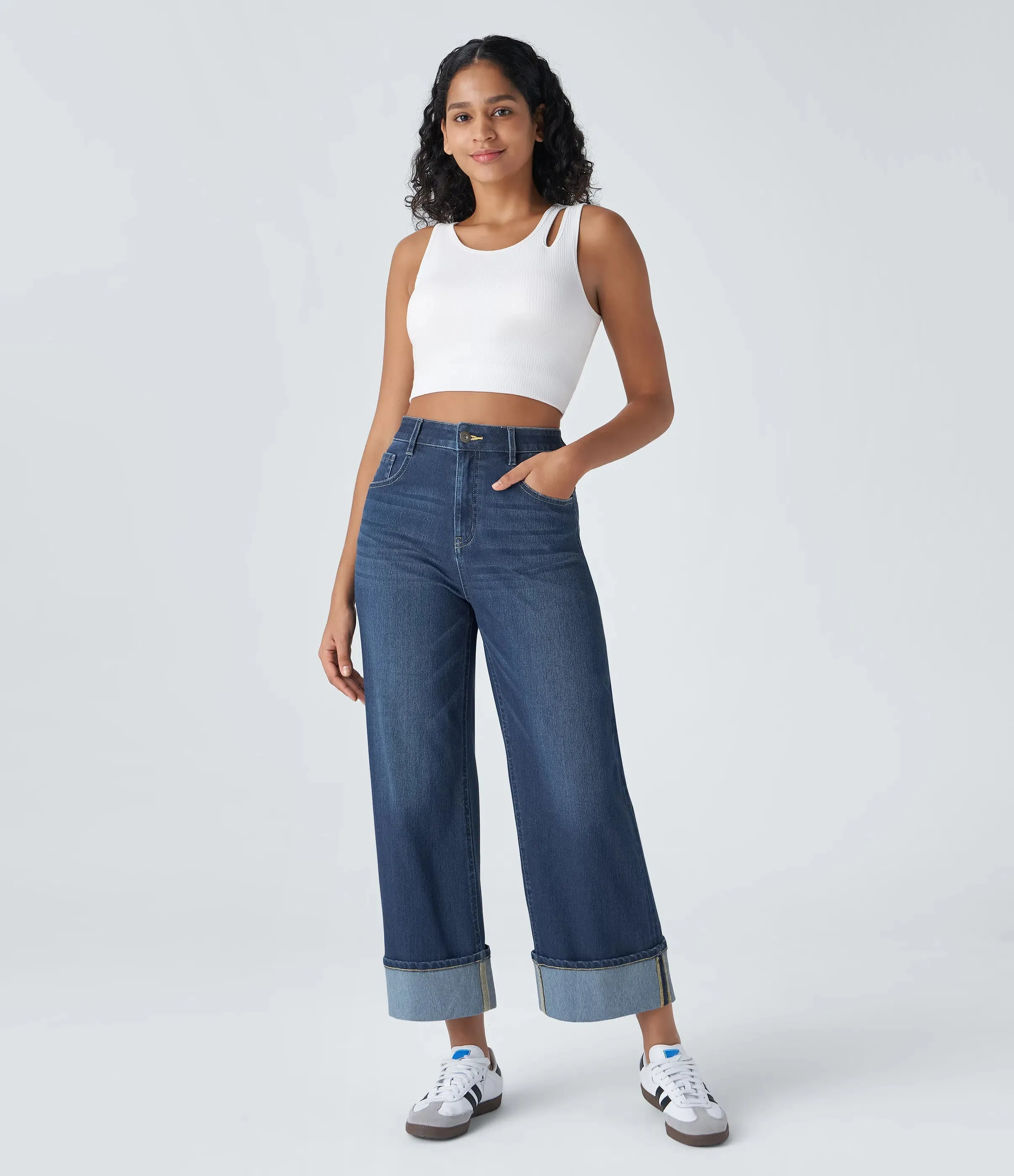 Jeans Washed Stretch Denim