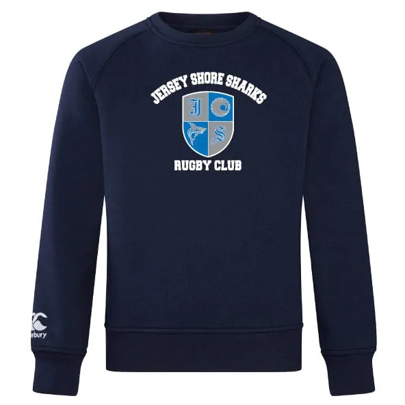 Jersey Shore Sharks Club Crew Sweatshirt by Canterbury