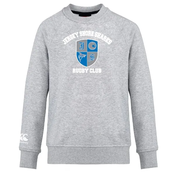Jersey Shore Sharks Club Crew Sweatshirt by Canterbury