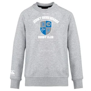 Jersey Shore Sharks Club Crew Sweatshirt by Canterbury