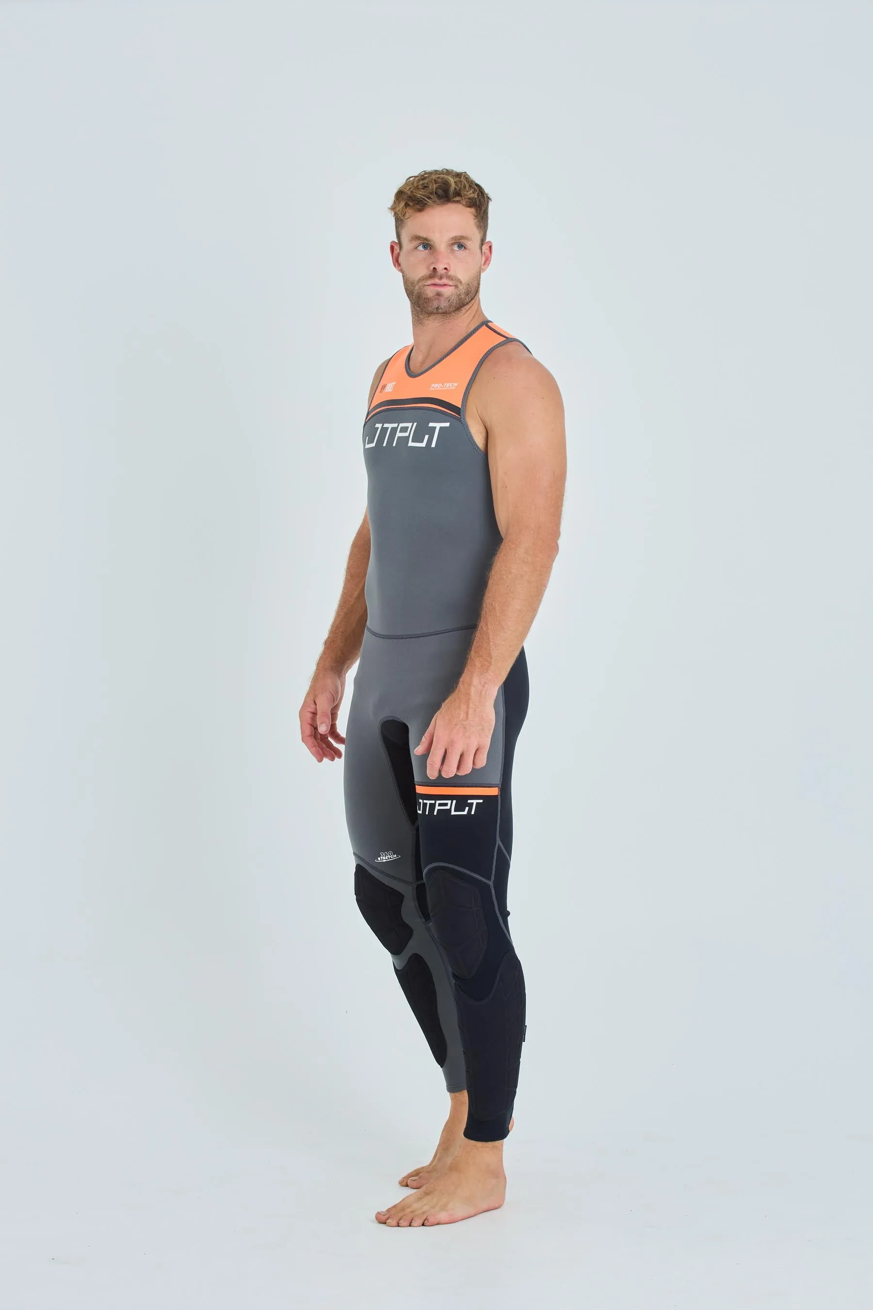 Jetpilot Rx Vault Mens Race Jacket - Char/Orange