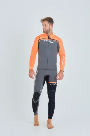 Jetpilot Rx Vault Mens Race Jacket - Char/Orange