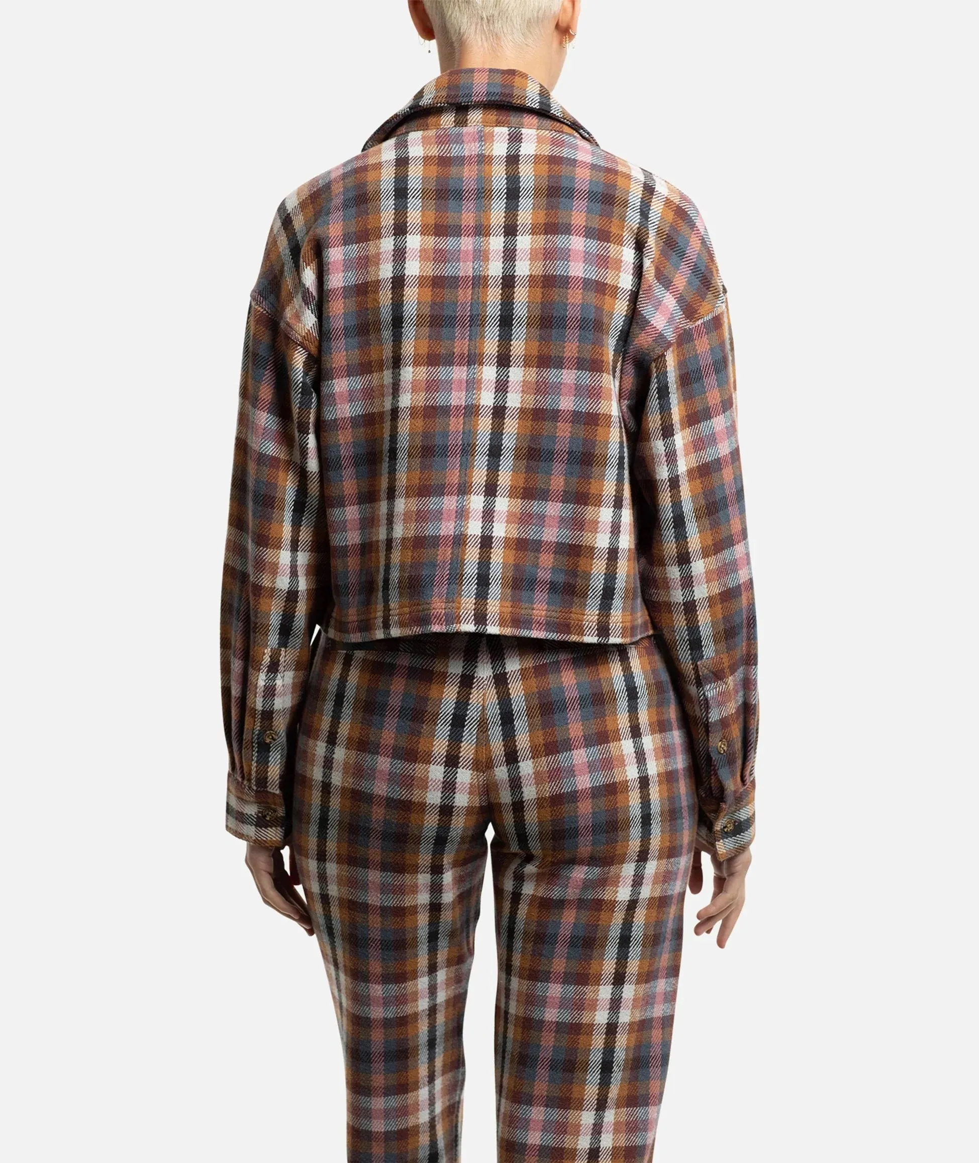 JETTY SHORELINE FLANNEL JACKET - PNK