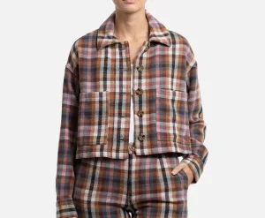 JETTY SHORELINE FLANNEL JACKET - PNK
