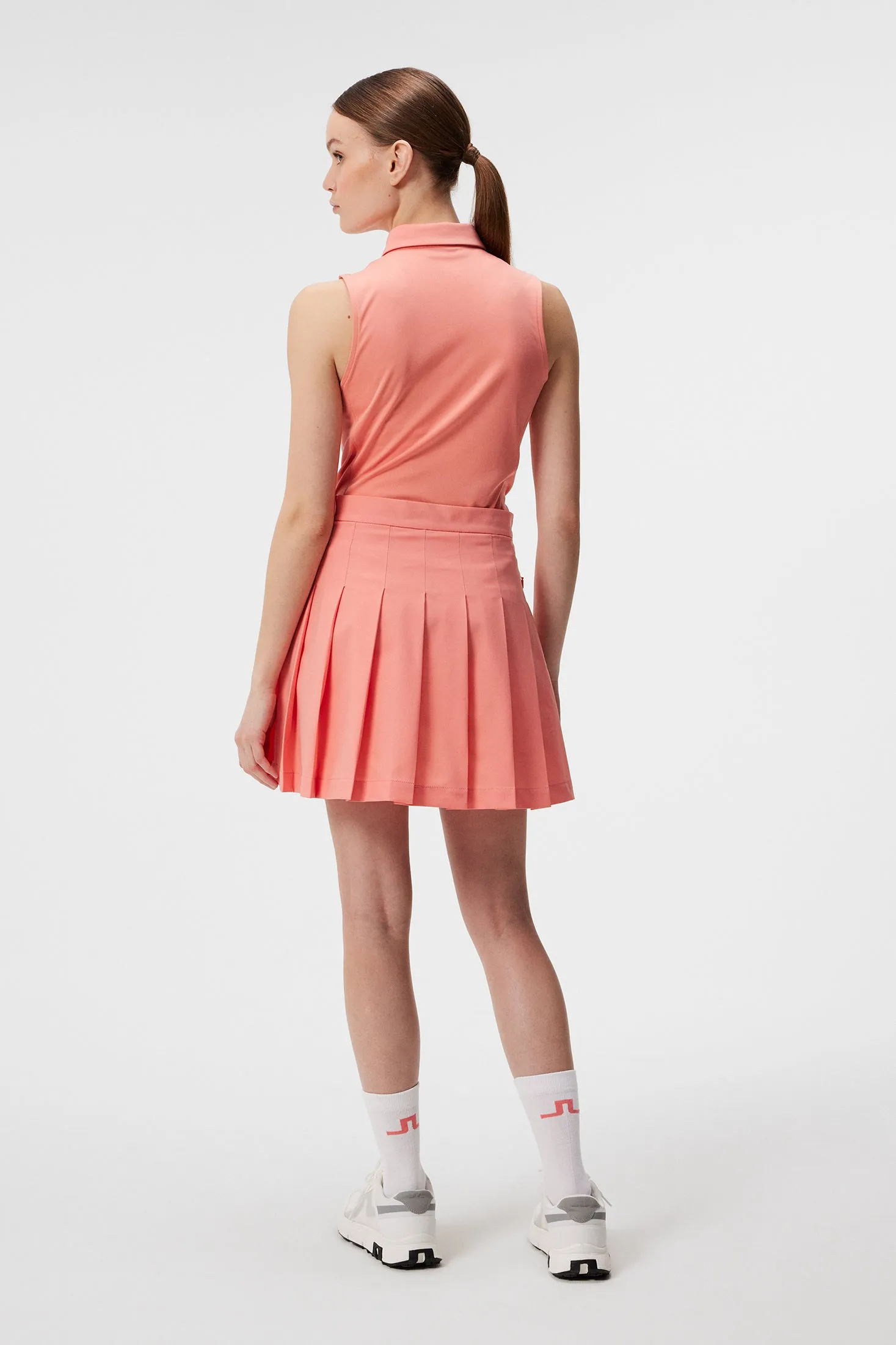 J.Lindeberg Womens Adina Skirt - Burnt Coral