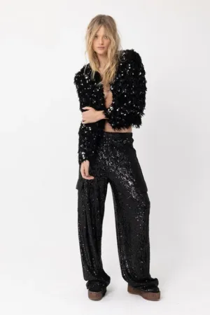 JOEY THE LABEL SPLENDOUR JACKET BLACK