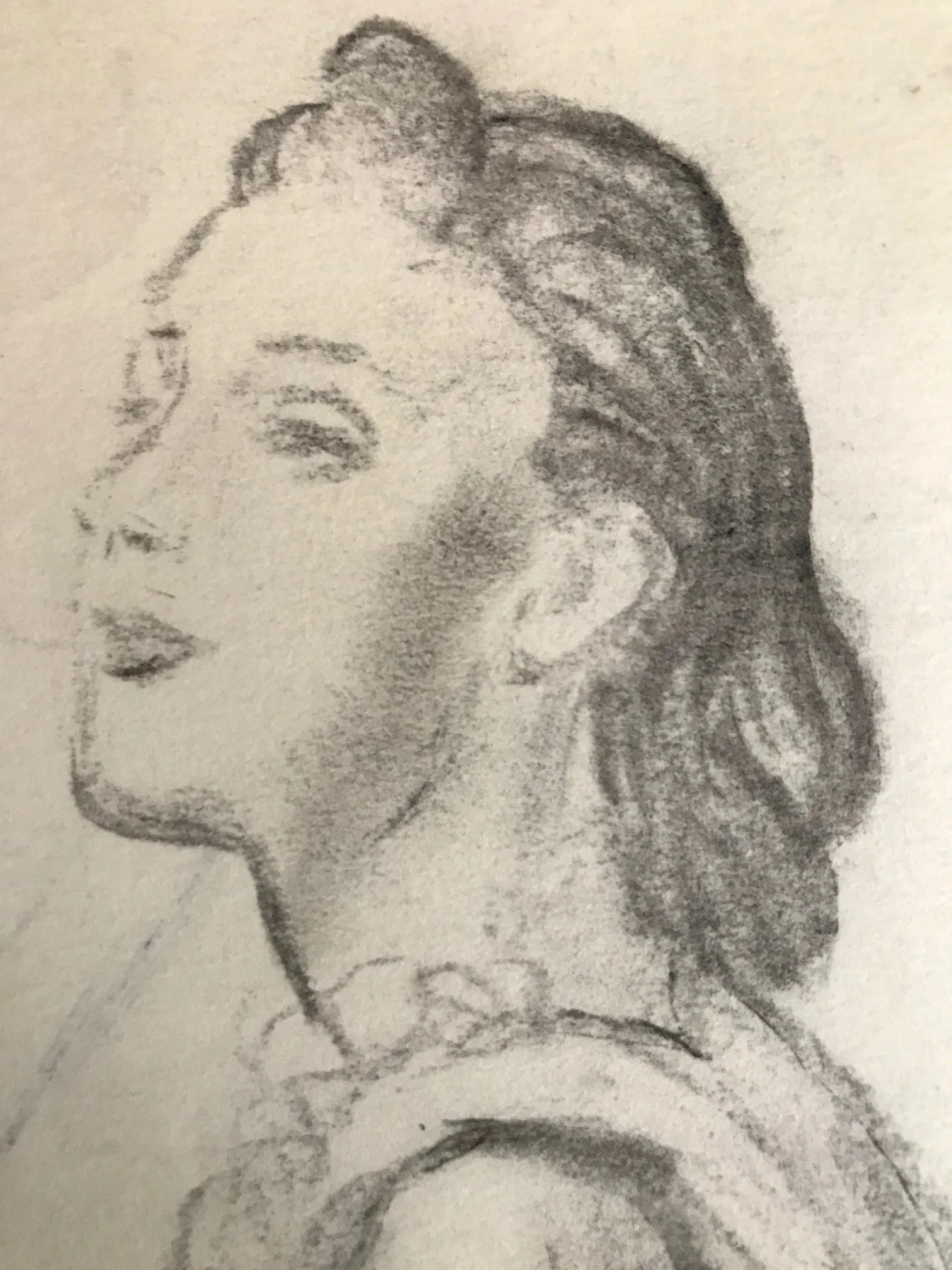 John Lagatta, Untitled: Seated Lady, Early to Mid 20th Century