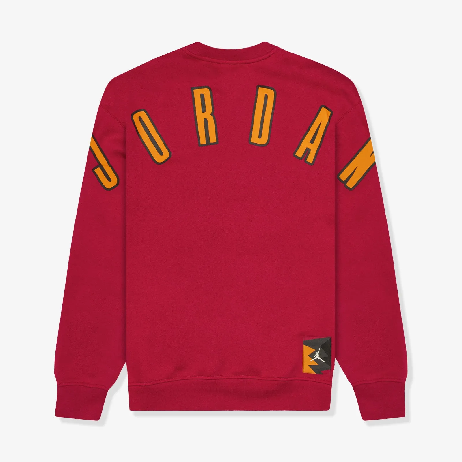 Jordan Flight MVP Wordmark Fleece Crew - Cardinal Red